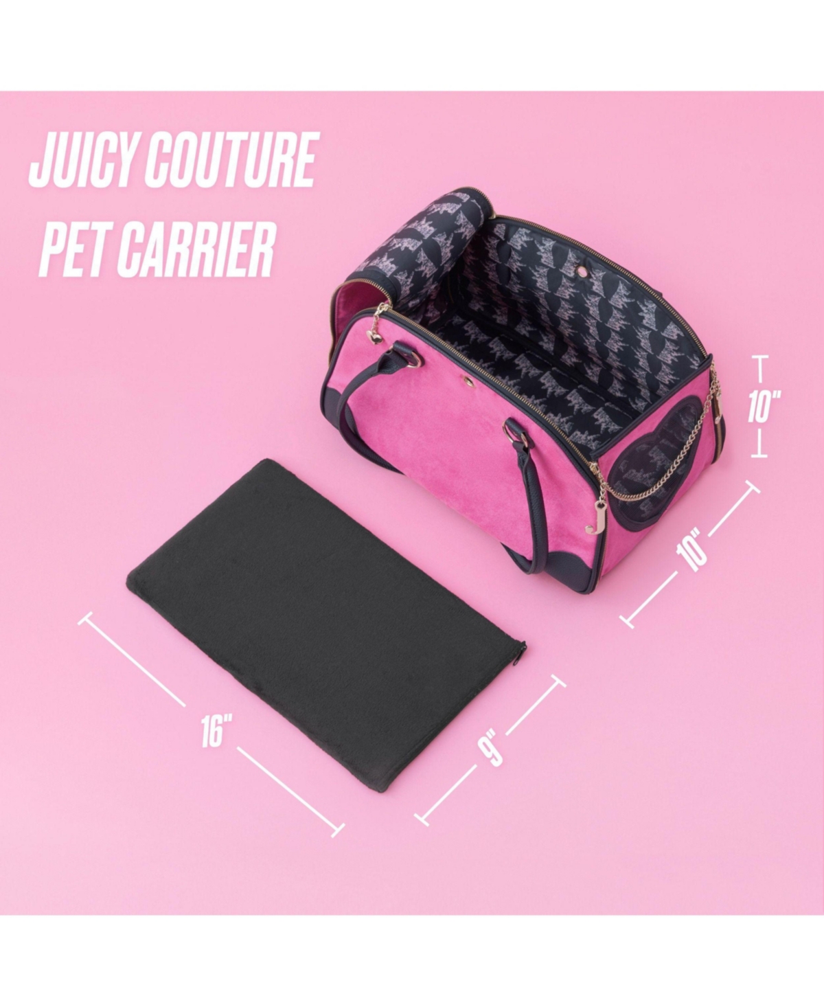 Juicy Couture Give Me Treats Pet Carrier