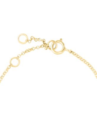 Diamond Accent Bracelet in 14k Yellow Gold