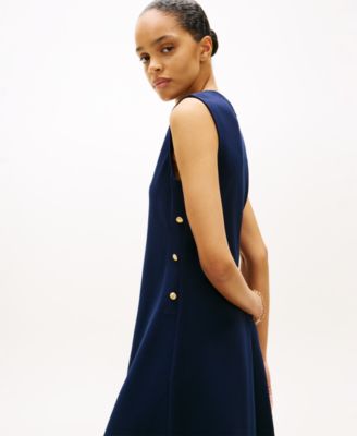 Women's A-Line Sleeveless Midi Dress