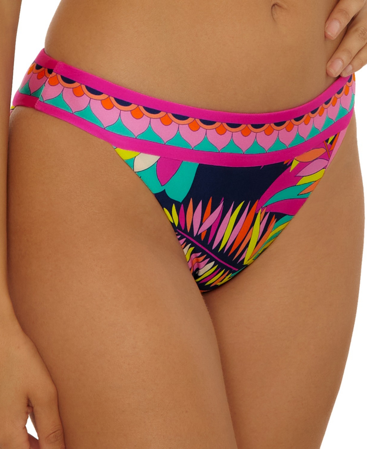 Trina Turk Women's Paralia Reversible Banded Hipster Bottoms