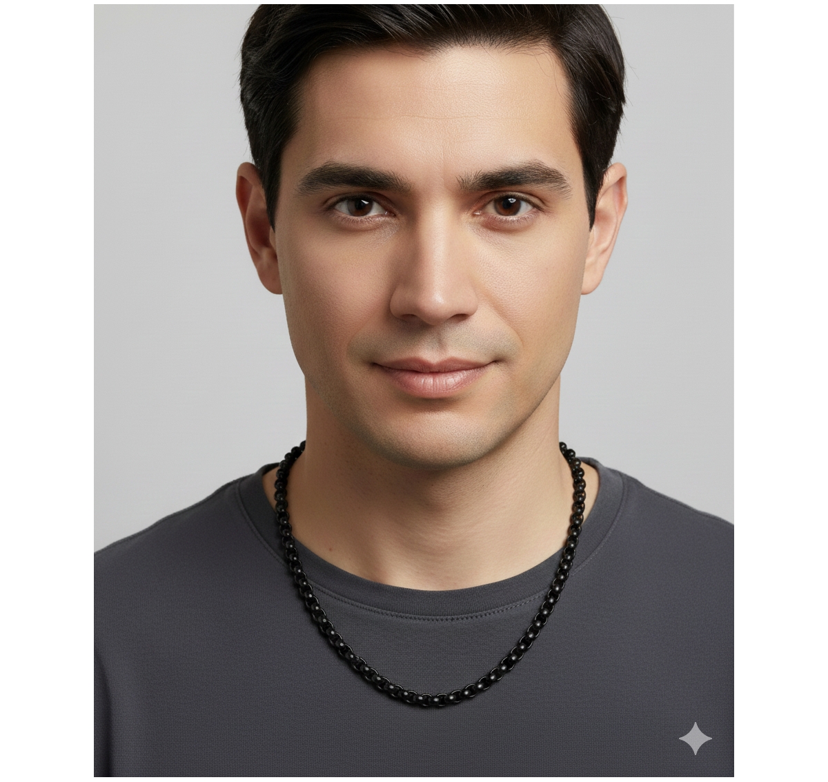 Stainless Steel, Round Box Chain Necklace