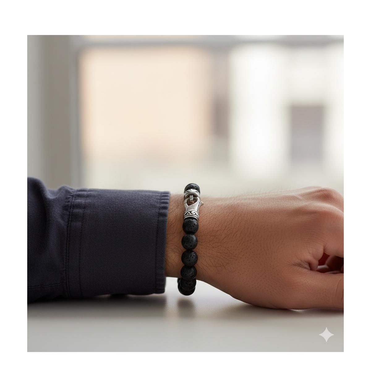 Metallo Stainless Steel Bead Bracelet