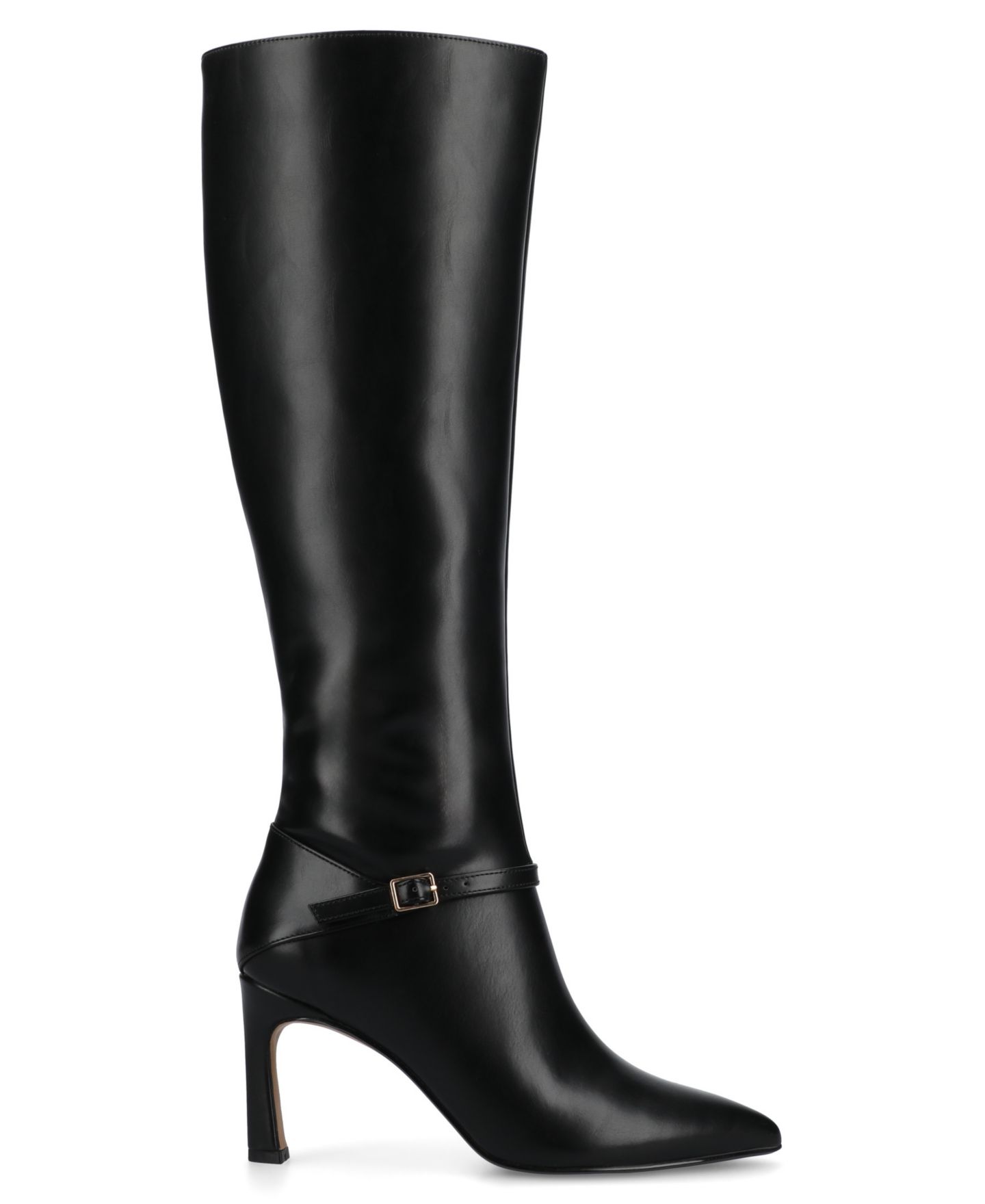 Женские ботинки Journee Collection Elara Stiletto Knee High Dress Boots, цвет: Чёрный — фото 2