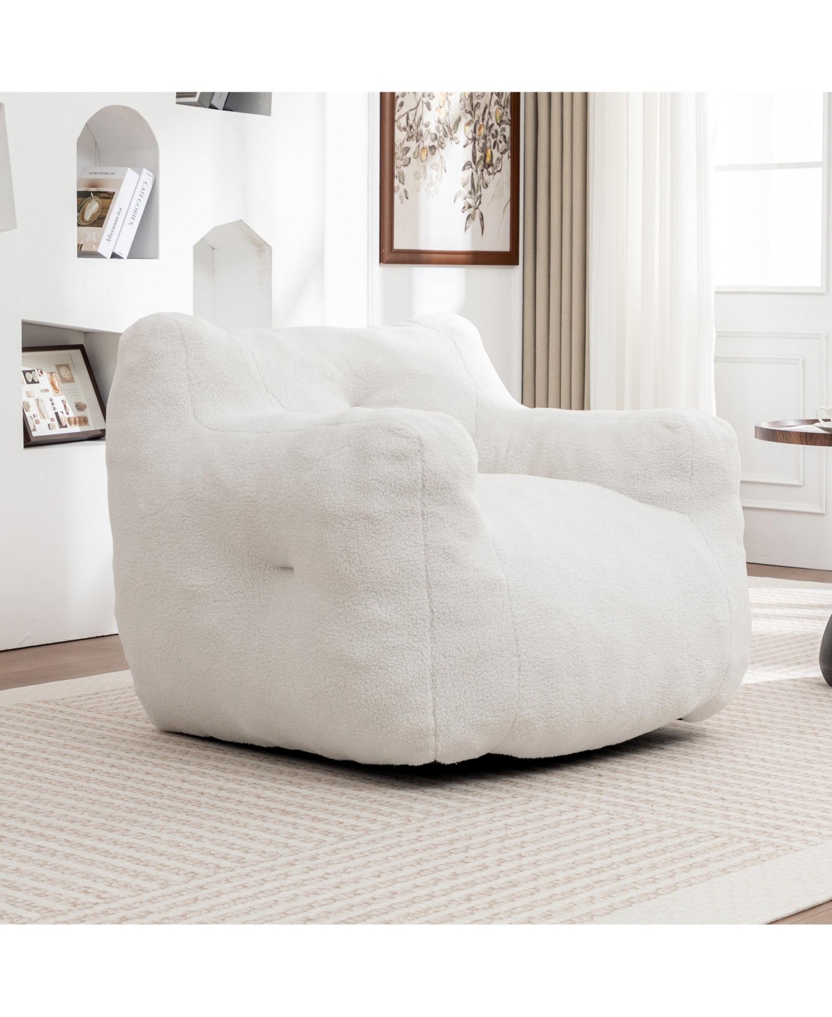 Boyel Living Giant Bean Bag Chair with Armrests Comfy Sofa Chair for Adults