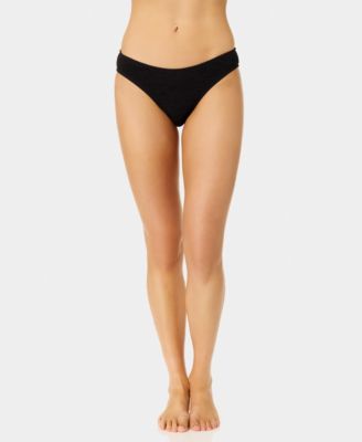 Women's Solid Low-Rise Swim Bottoms
