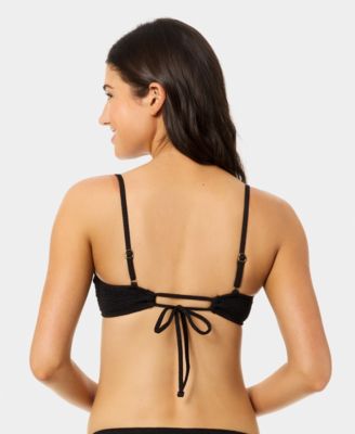 Women's Solid Scoop Neck Swim Bralette