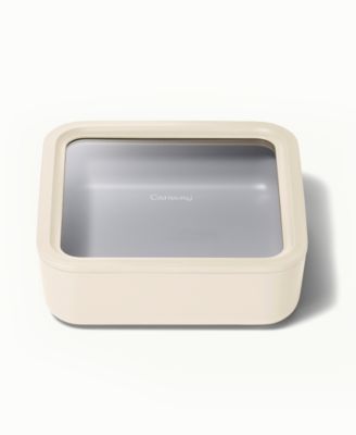 10 Cup Glass Food Container Square Shape with Lid