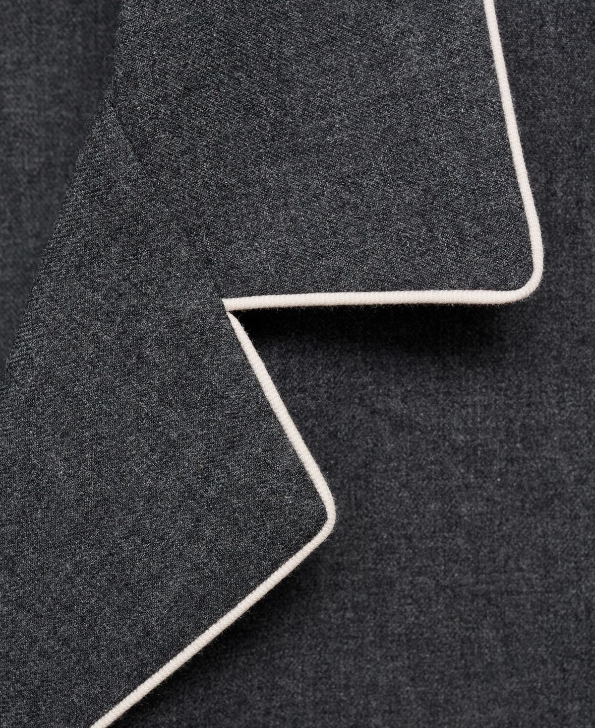 Mango Women's Contrasting Piping Cotton Flannel Shirt