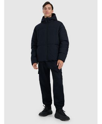 Men's Down Jacket with Synthetic Filling