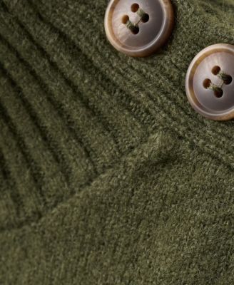 Women's Button Perkins-Neck Sweater