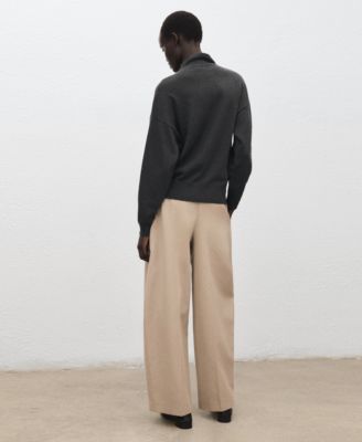 Women's Draped Turtleneck Sweater