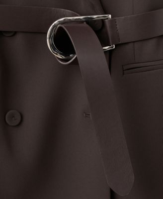 Women's Belt Blazer-Style Dress