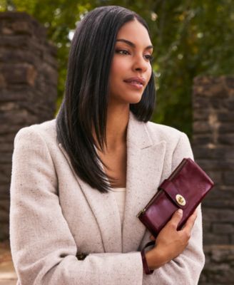 Annesley Leather Wristlet