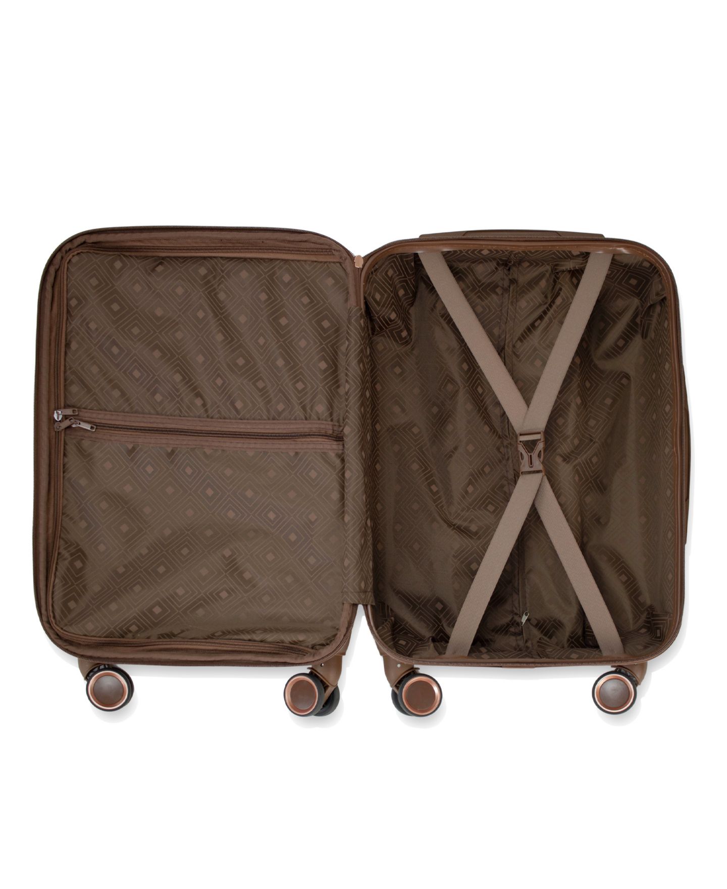 Чемоданы STELLA BLANC Dakota 2-Pc. Hardside Luggage Set, цвет: Пыльный розовый — фото 11