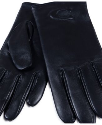 Women's Tabby C Leather Gloves