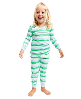 Kids Cotton Jersey Two Piece Long Sleeve Pajama Set