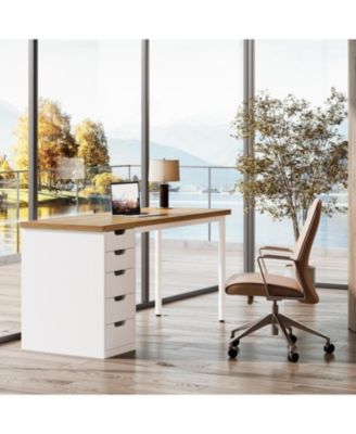 Modern Computer Desk, Simple Style, 47 Inches PC Desk