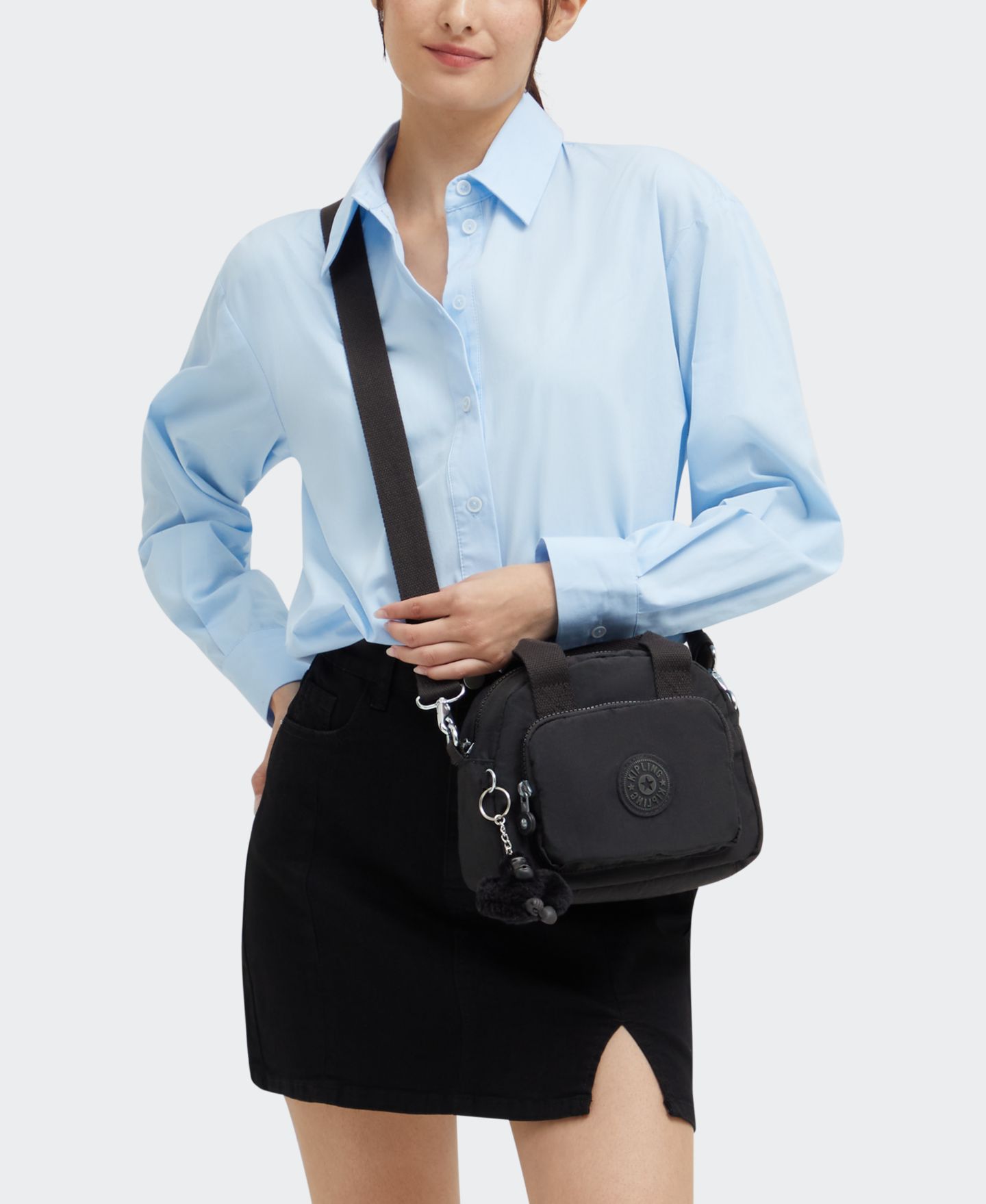 Женская сумка Kipling Defea Mini Crossbody, цвет: Чёрный — фото 6