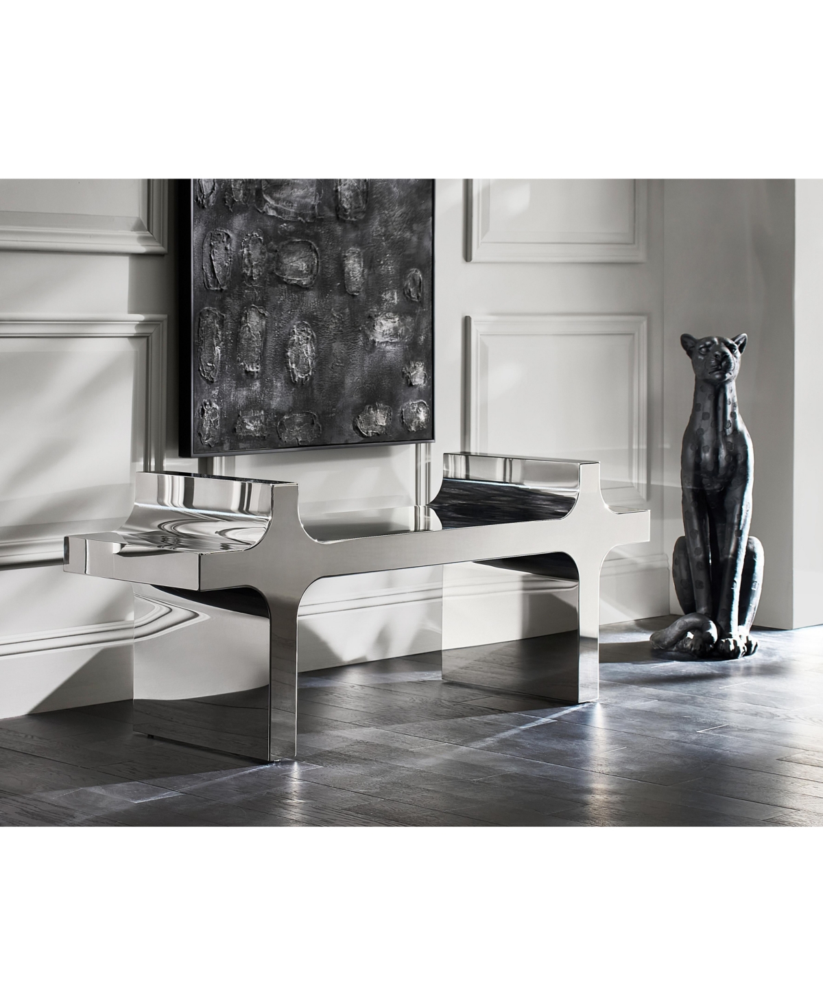 Z Gallerie Reflective Bench