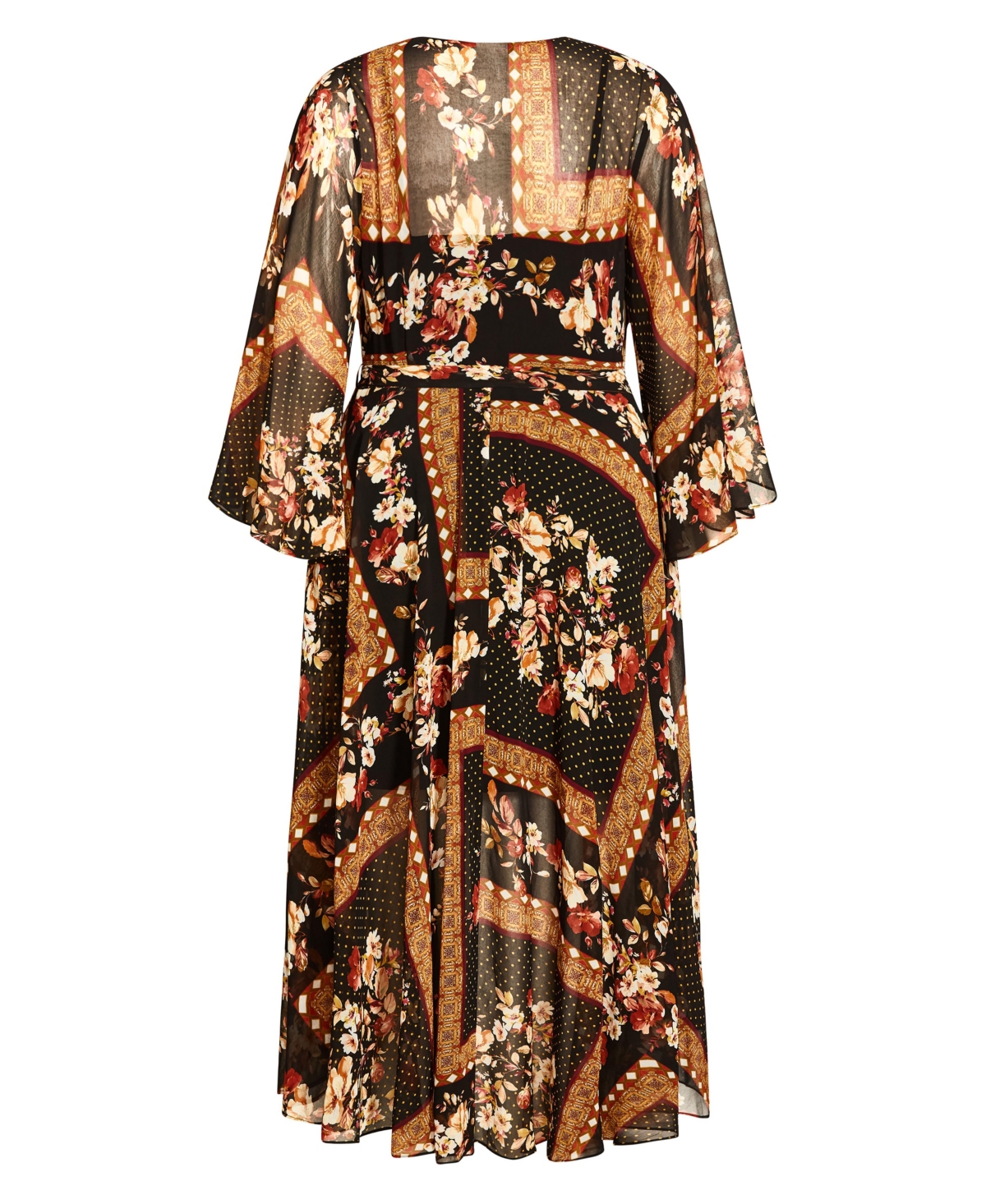City Chic Women's Falling Floral Maxi Dress