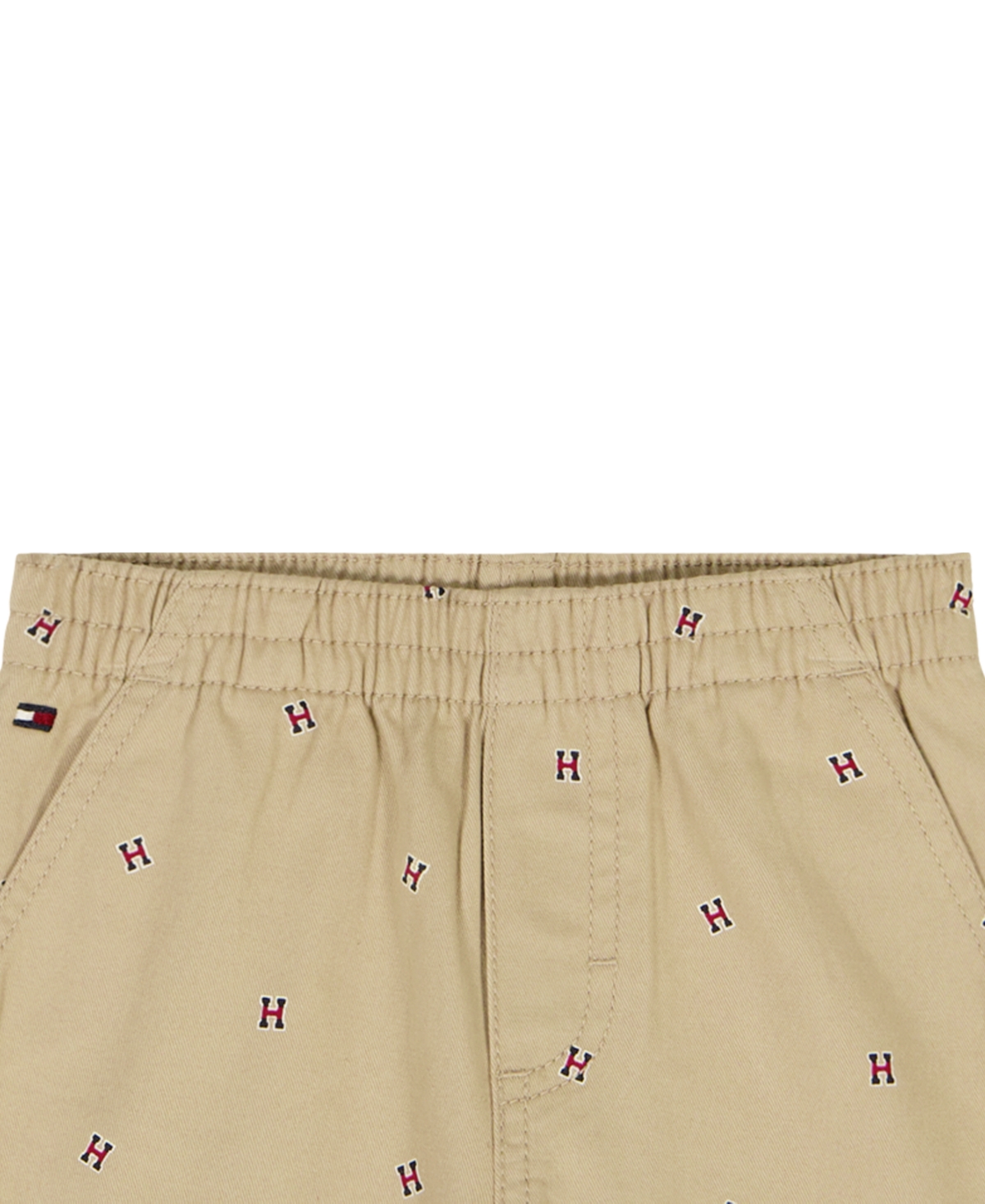 Tommy Hilfiger Baby Boys' Flag Embroidery Polo Shirt and Shorts, 2-Piece Set