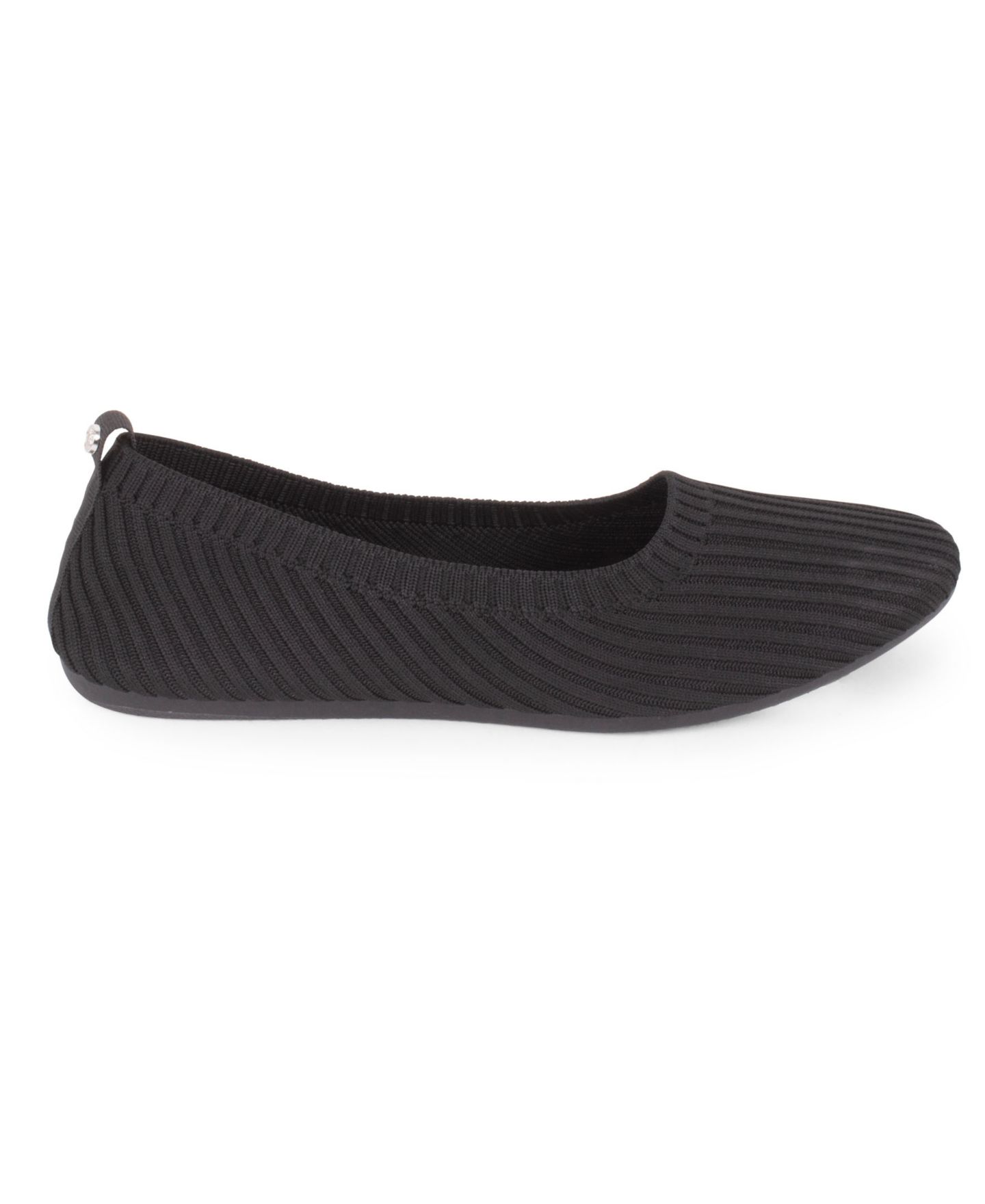Женские балетки Gloria Vanderbilt Jasmine Knit Slip-On Flats, цвет: Чёрный — фото 2