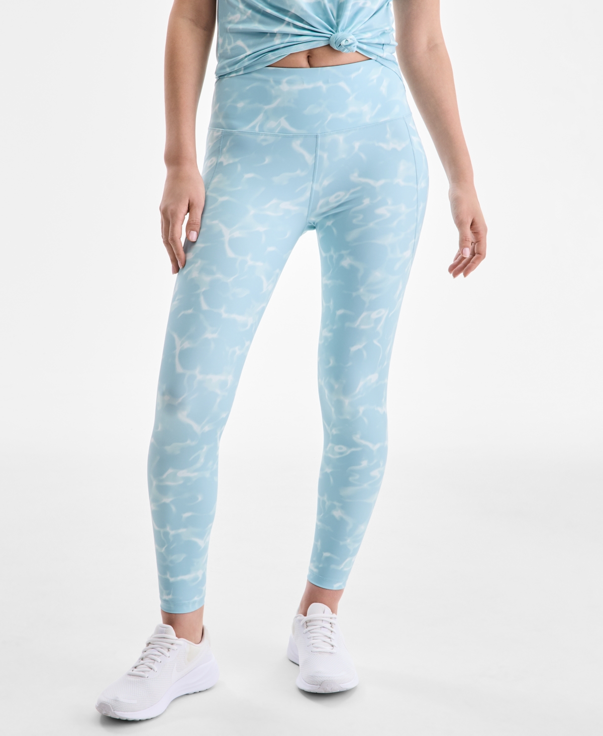 Id Ideology Women's Marina Whisper Compression Leggings, Macy's Exclusive