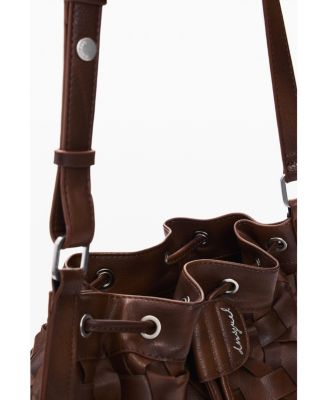 Women's Medium braided drawstring backpack