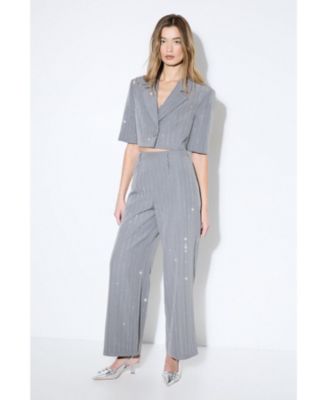 Women's Premium Embellished Straight Leg Pants