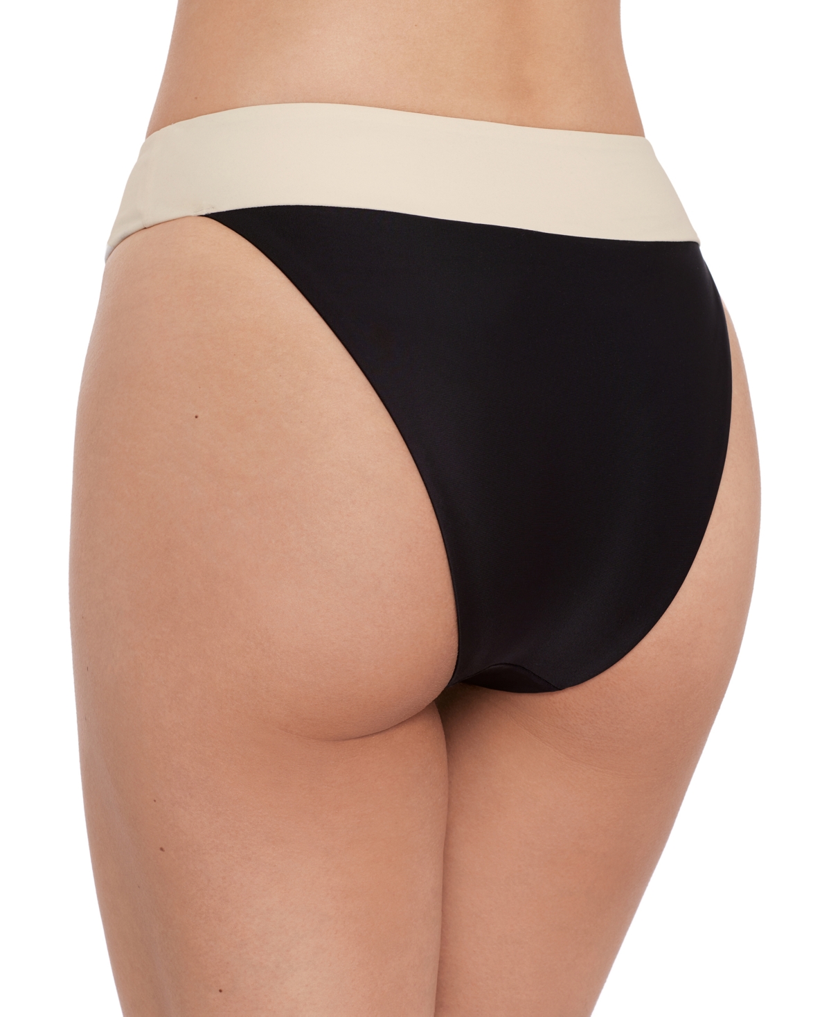 Steve Madden Women's Banded High Waist Swim Bottoms