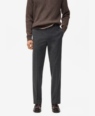 Men's Regular-Fit Pleated Pants