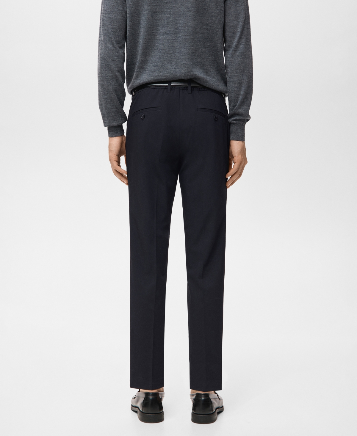 Mango Men's Barna Slim-Fit Twill Chino Pants