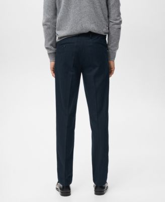 Men's Slim-Fit Flannel Pants