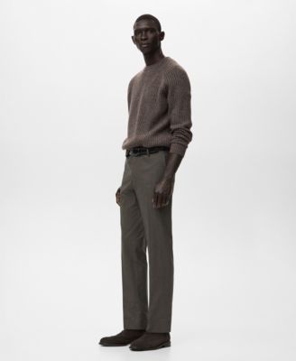 Men's Slim-Fit Flannel Pants