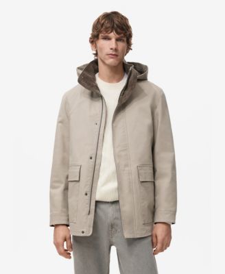Men's Detachable Inner Hood Parka
