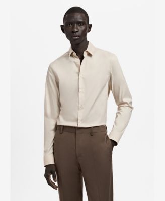 Men's Slim Fit Cotton Dress Shirt