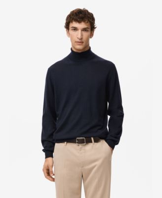 Men's Merino Wool Turtleneck Sweater