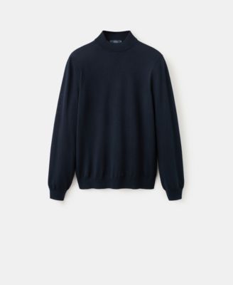 Men's Wool Turtleneck Sweater