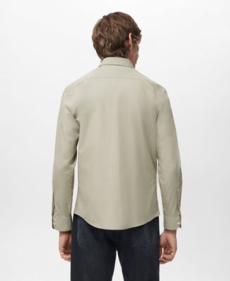 Men's Regular-Fit Cotton Shirt