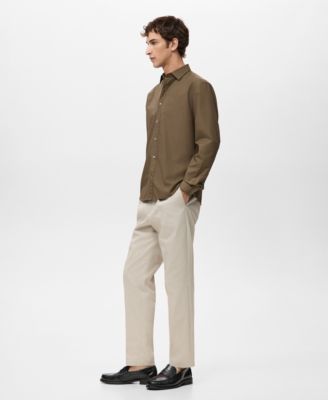 Men's Regular-Fit Cotton Shirt