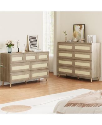 Wood Dressers for Bedroom with 8 Drawers