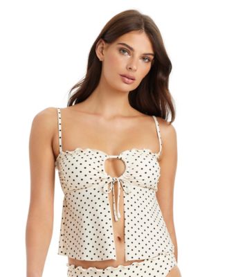 Women's Pretty in Provence Merrow Bandeau Neck Tankini Top