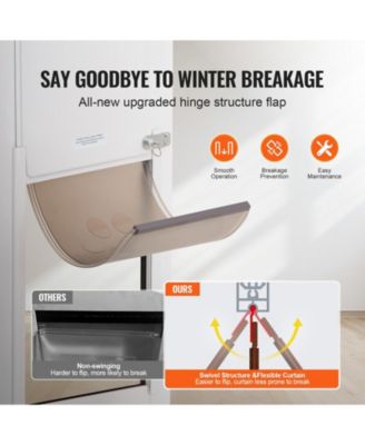 Aluminum Sliding Glass Pet Door Insert, Adjustable Height, Small