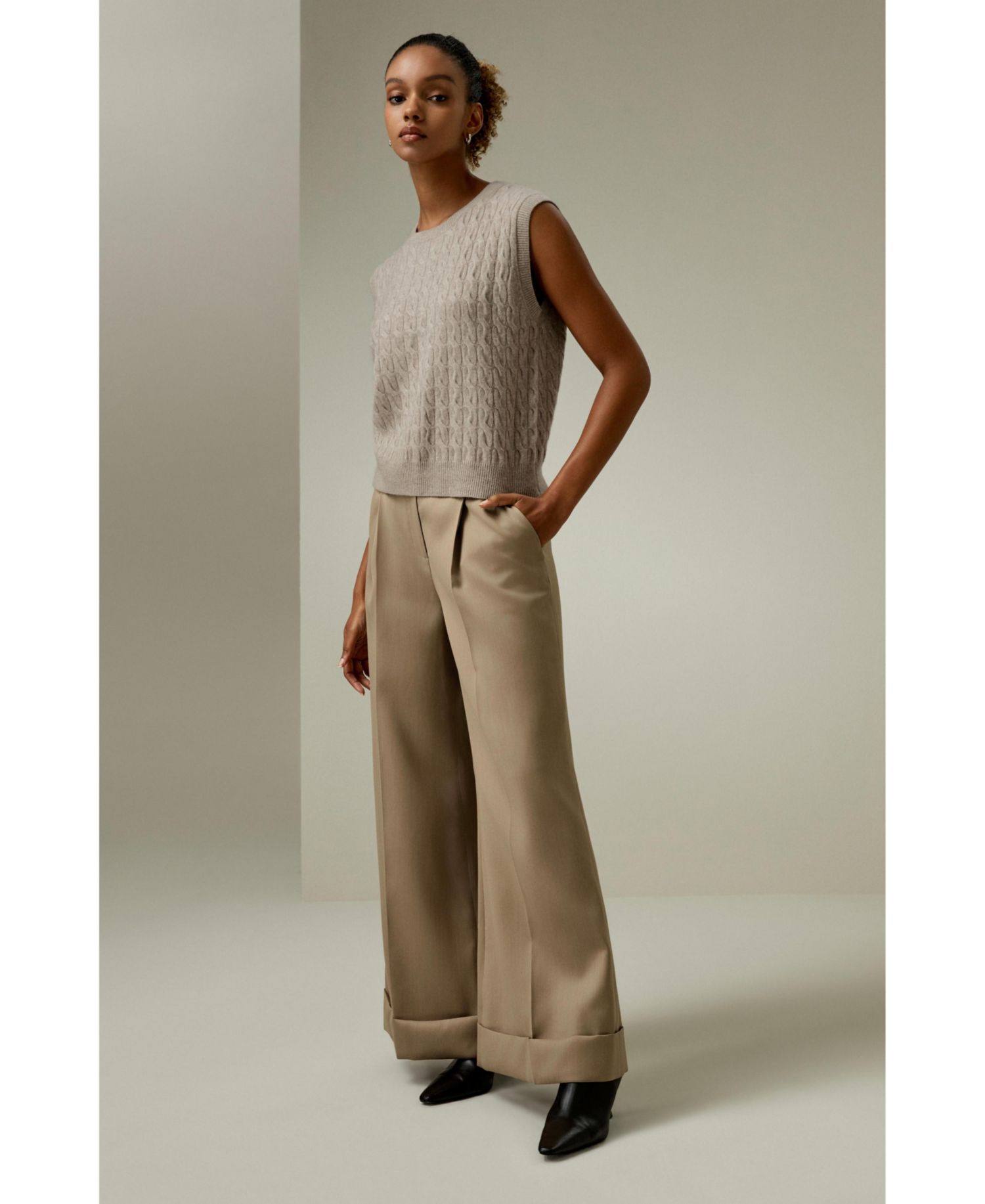 Women's Baby Cashmere Sweater Vest