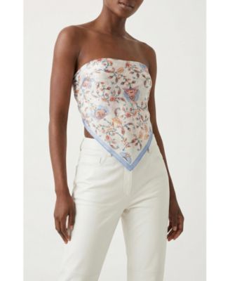 Women's Baroque Blossom Double Sided Silk Scarf