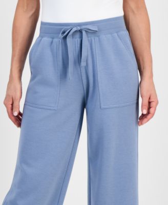 Petite Lux Soft Cropped Wide-Leg Pants