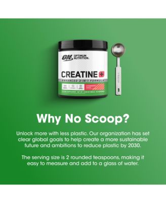 Creatine Monohydrate Plus Powder, Strawberry Peach, 40 Servings