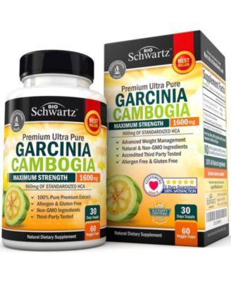 Garcinia Cambogia 1600mg 60 Capsules