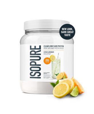 Clear Low Carb 100% Whey Protein Isolate Powder, Citrus Lemonade, 20g Protein, About 16 Servings