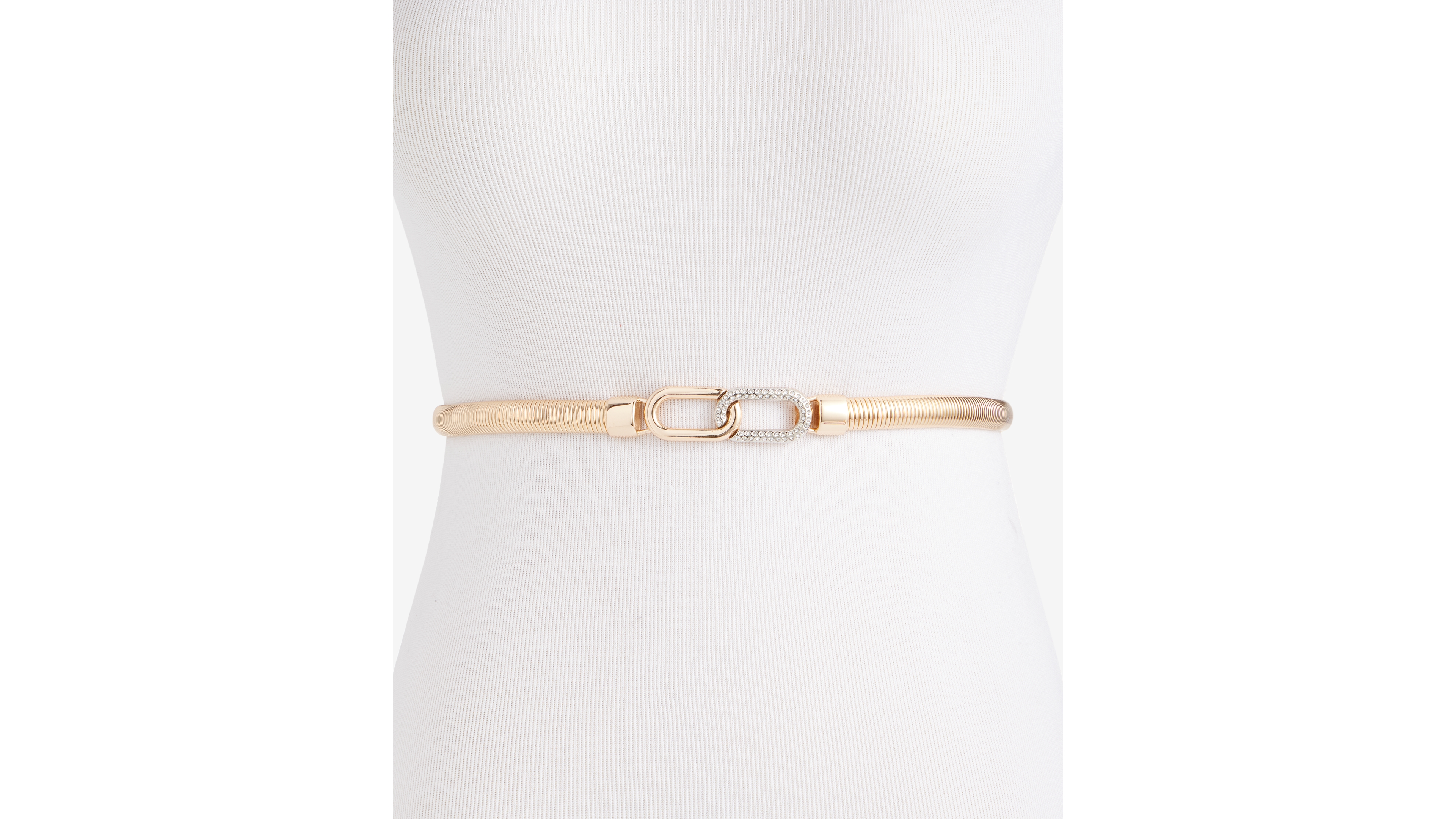 I.n.c. International Concepts Stretch Cobra Crystal Buckle Belt, Macy's Exclusive
